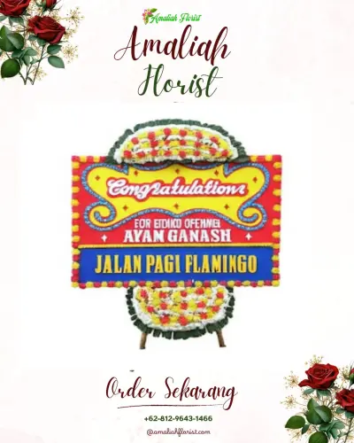 Bunga Papan Congratulation di Wukirharjo